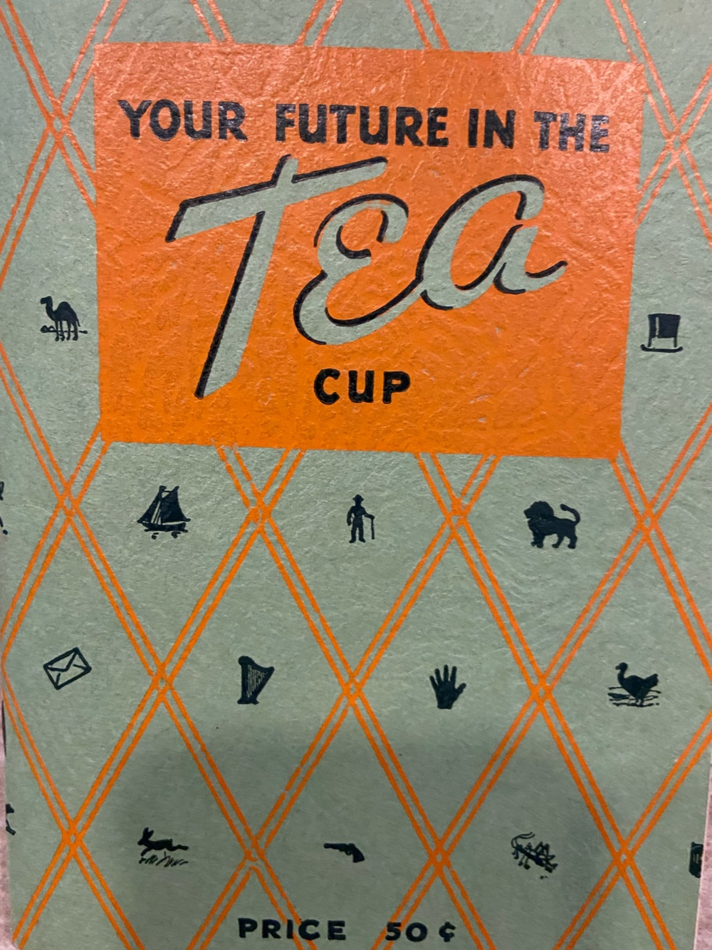 Vintage Fortune telling Tea Cup Tea Leaf Tea leaves reading book tell future